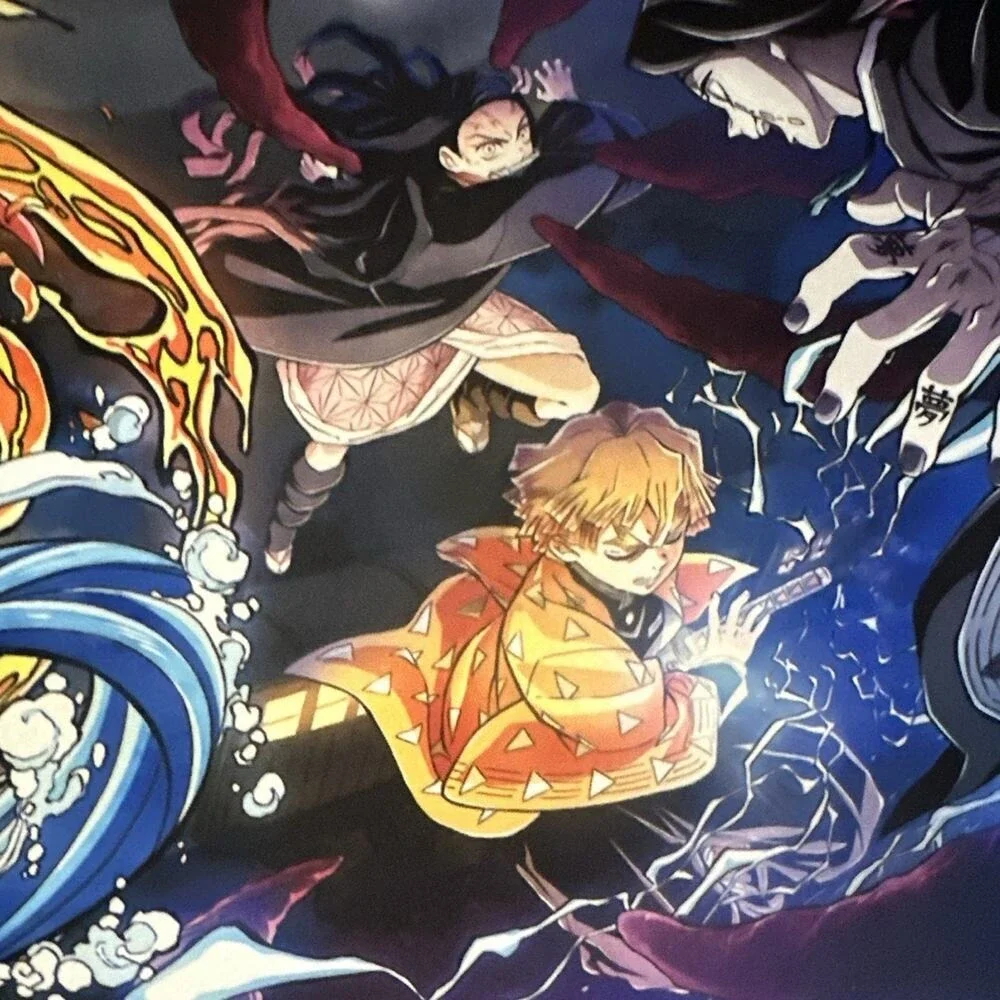 Demon Slayer Mugen Train Anime Extended Gaming Mouse Pad Desk Mat 32x12